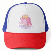👑 mignonne Princesse Unicorn Nom personnalisé