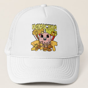 Casquette Mikitiez anime popcorning fromage caramel drôle