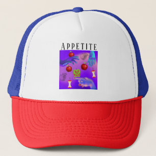 Casquette Mikitiez crâne rouge toxique pomme vegan été