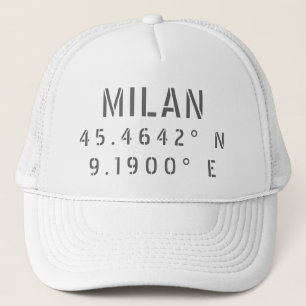 Casquette Milan Latitude Longitude