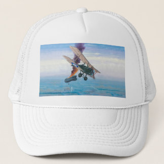 Casquette militaire d'aviation de biplan de WWI