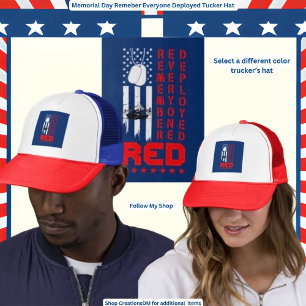 Casquette Militaire - Jour commémoratif Souvenez-vous de tou