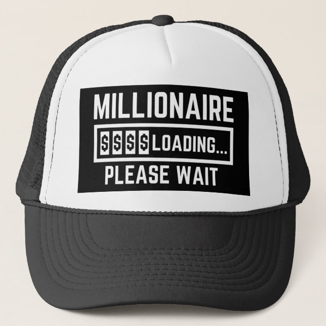 Casquette Millionaire Chargement Veuillez Patienter (Devant)