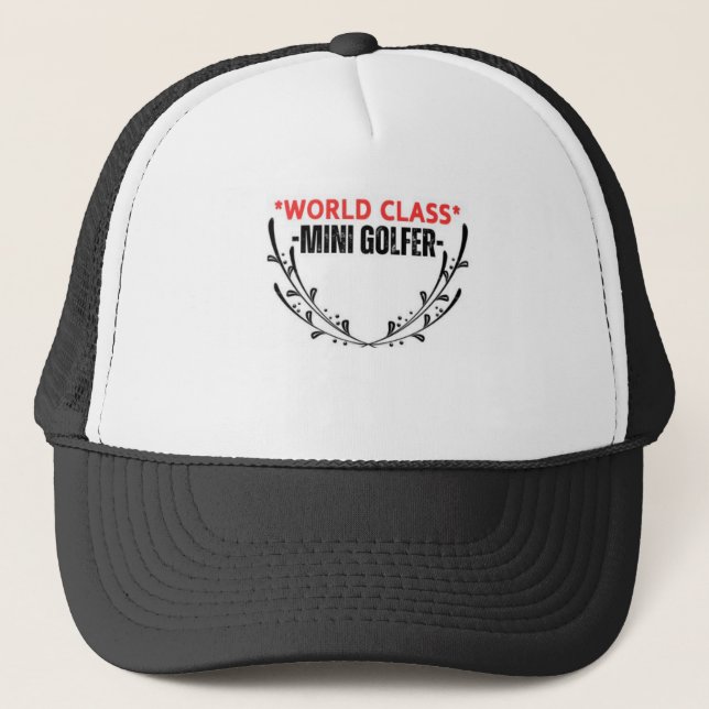 Casquette Mini Golfeur de classe mondiale (Devant)