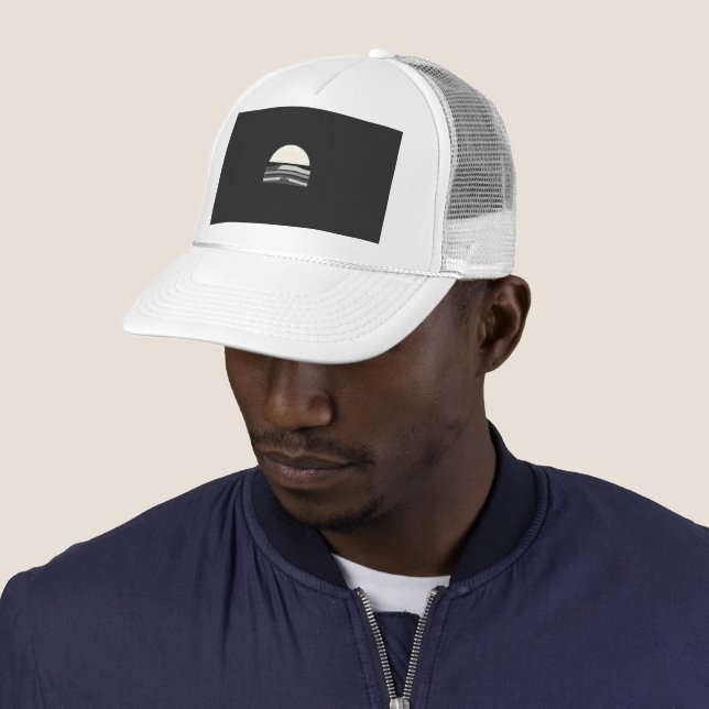 Casquette Minimal Winter Mood – Modern Cozy Design (En situation)