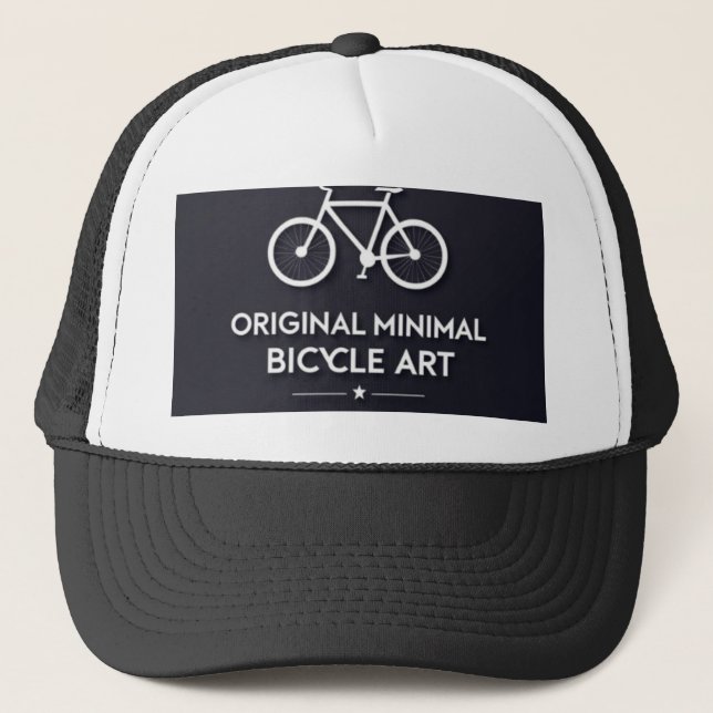 Casquette Minimalist Bicycle Art (Devant)