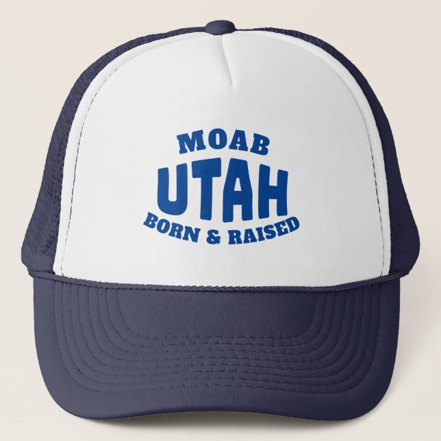 Casquette Moab Utah Né et élevé (Devant)
