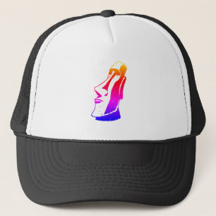 Casquette Moai Vibe - Chapeau de camion Vintage