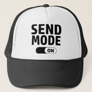 Casquette Mode d'envoi activé