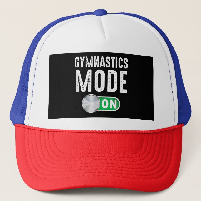 Casquette Mode Gymnastique Sur Gymnaste Cool Entraîneur Athl (Devant)