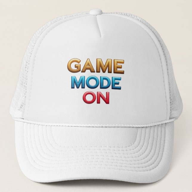 Casquette Mode jeu activé (Devant)