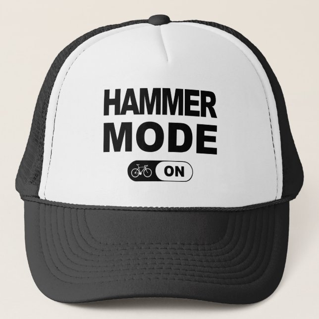 Casquette Mode marteau activé (Devant)