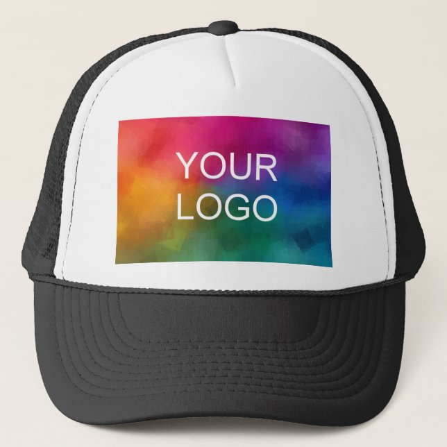 Casquette Modèle D'Entreprise Blanc Et Noir Créez Votre Prop (Devant)