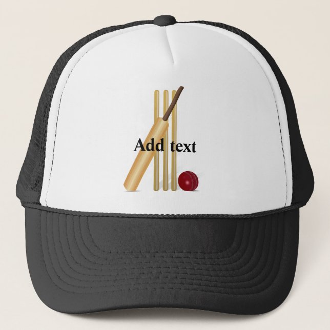 Casquette Modèle du jeu de cricket (Devant)