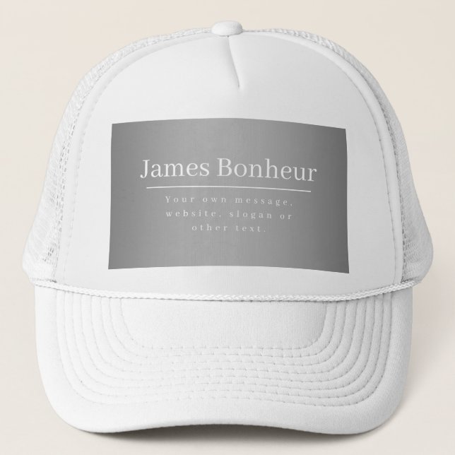 Casquette Modèle promotionnel modifiable pour les entreprise (Devant)