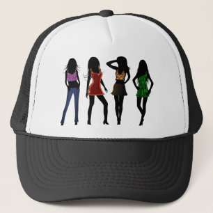 Casquette Modèles de mode pour filles Poster dans des robes 