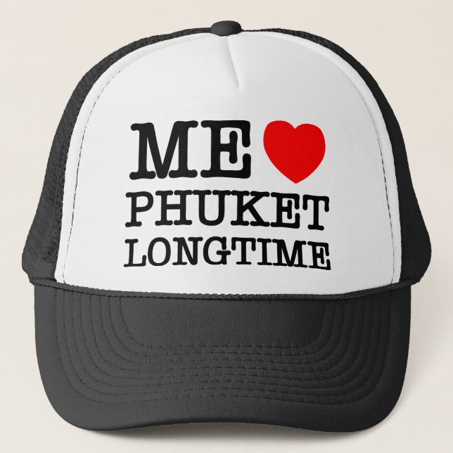 CASQUETTE MOI LOVE PHUKET LONGTEMPS (Devant)