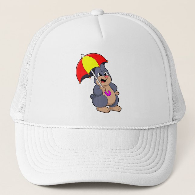 Casquette Mole avec parapluie (Devant)
