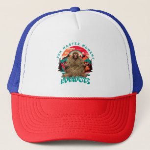 Casquette Moment de maître Zen Bigfoot Art Rétro de Méditati
