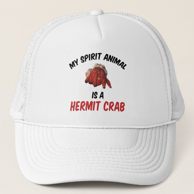 Casquette Mon Animal Spirit Est Un Crabe Hermite (Devant)