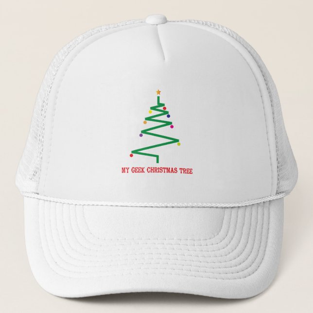 Casquette Mon arbre de Noël Geek (Devant)