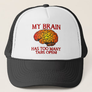 Casquette Mon Cerveau A Trop De Tabulations Ouvrir Funny Cas
