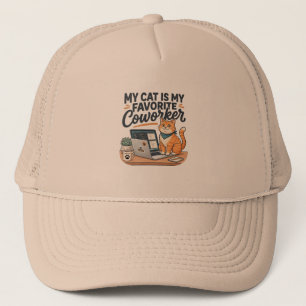 Casquette Mon chat est mon collègue préféré
