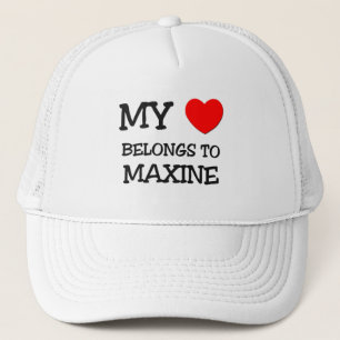 Casquette Mon coeur appartient à MAXINE