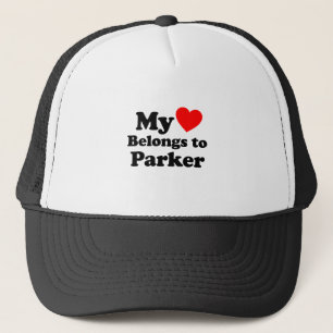 Casquette Mon coeur appartient à Parker