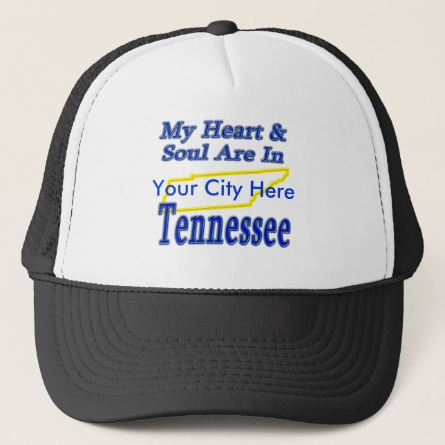 Casquette Mon coeur et âme sont au Tennessee (Devant)