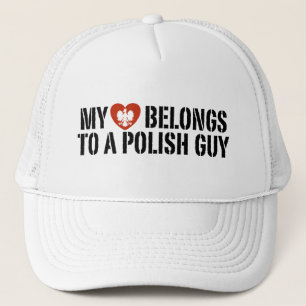 Casquette Mon coeur Polonais Guy