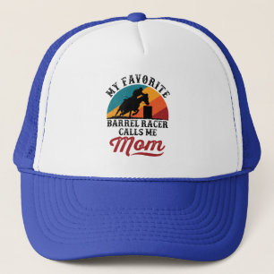Casquette Mon Favori Barrel Racer M'Appelle Maman Retro