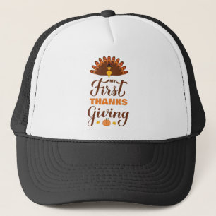 Casquette Mon Premier Thanksgiving. Bébé 1er Thanksgiving