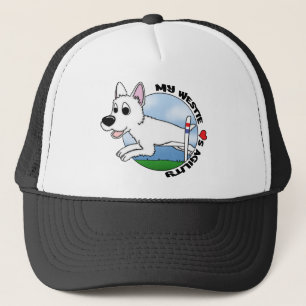 Casquette Mon Westie aime l'agilité