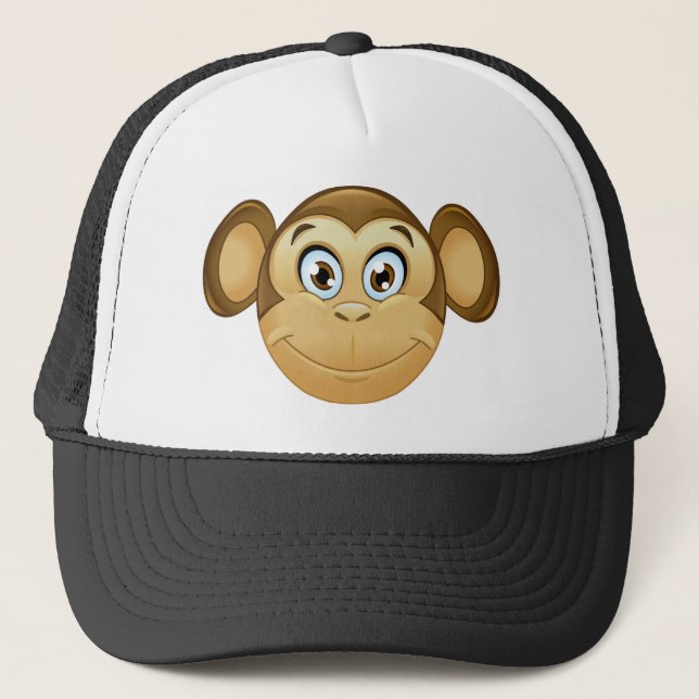 Casquette monkey emoji (Devant)