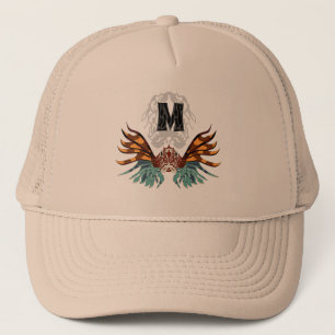 Casquette Monogramme coloré de poisson rouge