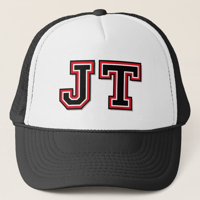 Casquette Monogramme de "JT" (Devant)