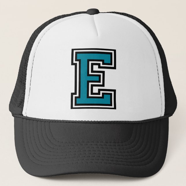 Casquette Monogramme de la lettre "E" (Devant)