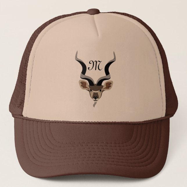 Casquette Monogramme de l'Antelope du Grand Kudu (Devant)