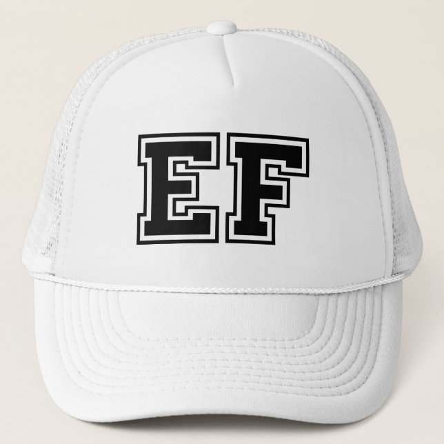 Casquette Monogramme "E-F" classique (Devant)