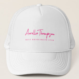 Casquette Monogramme moderne Meilleure femme de ménage jamai