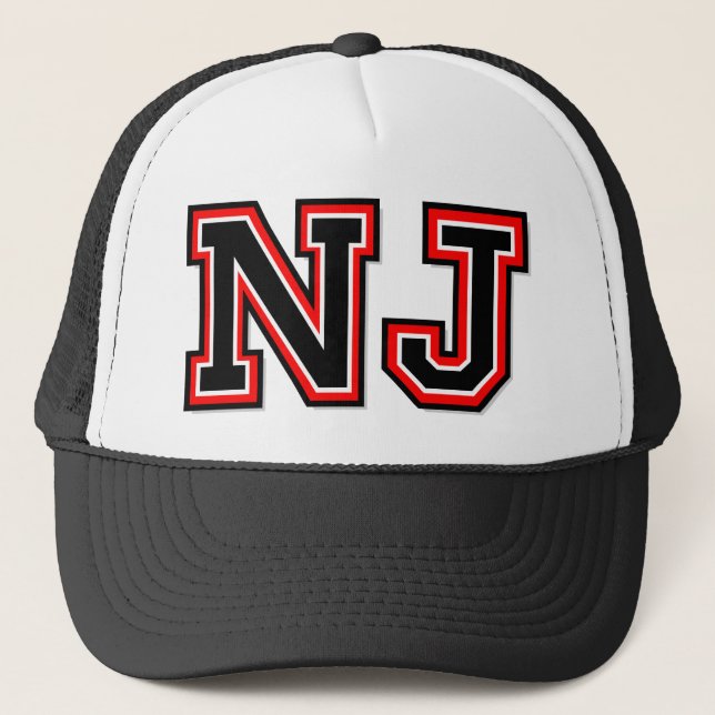 Casquette Monogramme 'NJ' (Devant)
