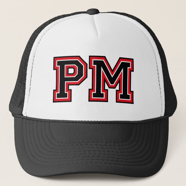 Casquette Monogramme 'PM' (Devant)