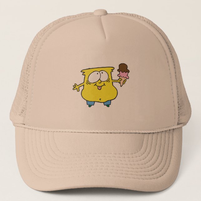 Casquette monstre de crème glacée (Devant)