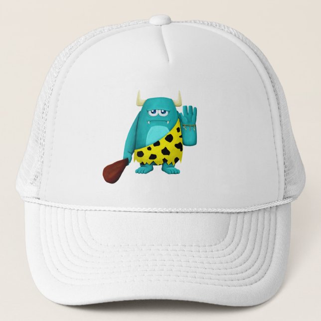 Casquette Monstre de la grotte (Devant)