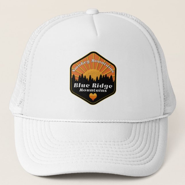 Casquette Montagnes Blue Ridge   (Devant)