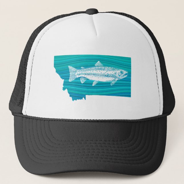 Casquette Montana Wave Fishing (Devant)
