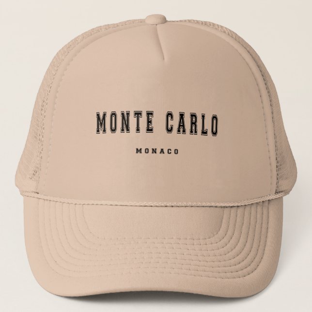 Casquette Monte Carlo Monaco (Devant)