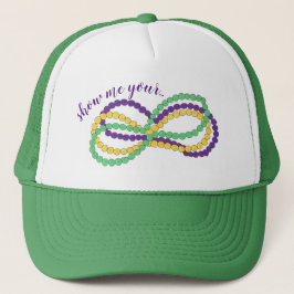 Casquette Montrez-Moi Vos Perles Mardi Gras Nouvelle Orléans