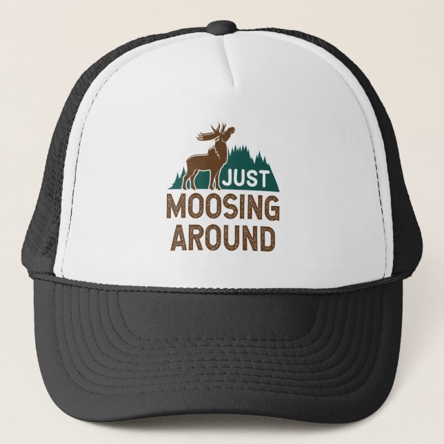 Casquette Moose Se Moque Juste Autour (Devant)